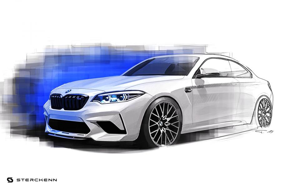 Эскиз BMW M2 Coupe by Sterckenn (F87) 2019 года  (фото 7 из 9)